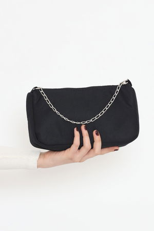 Satin Bag Black - 17261.1624.