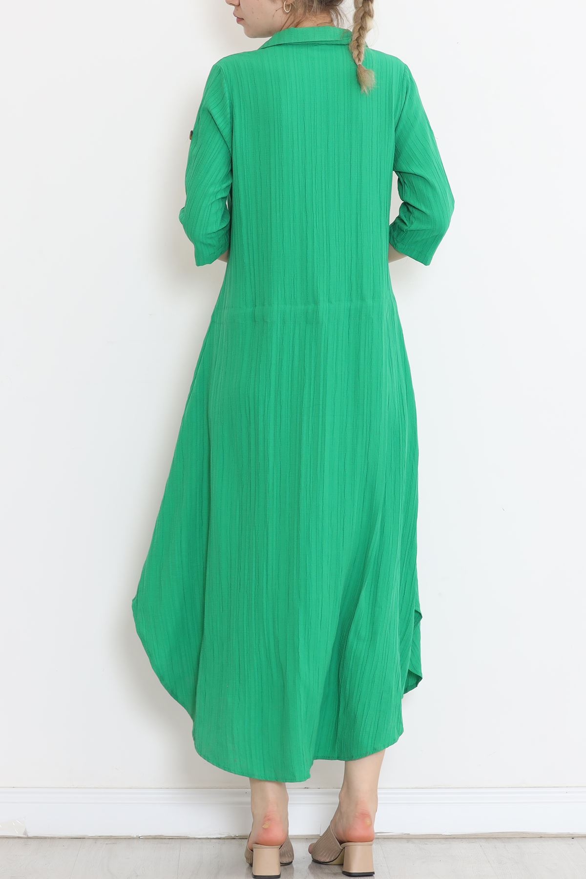 Double Pocket Dress Green1 - 152343.701.