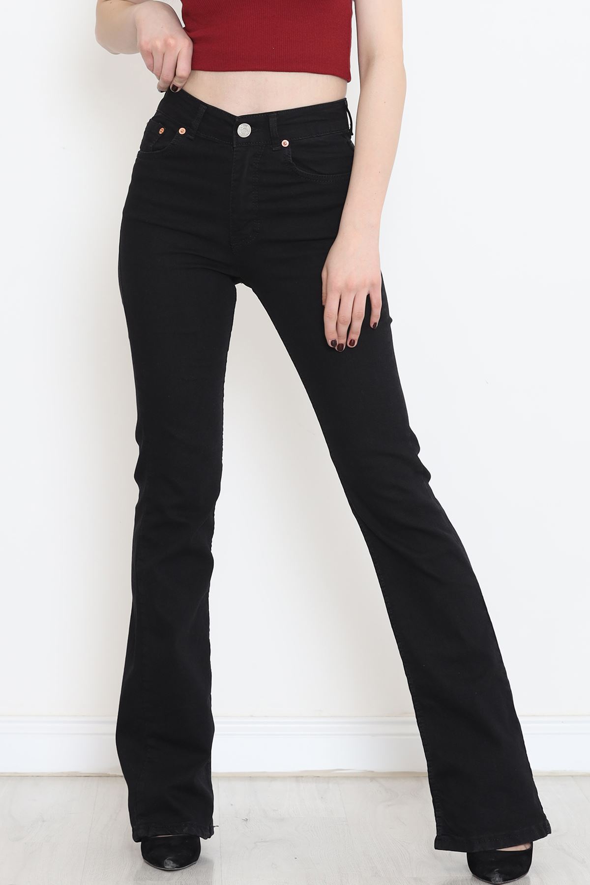 Flared Jeans Black1 - 17274.1431.