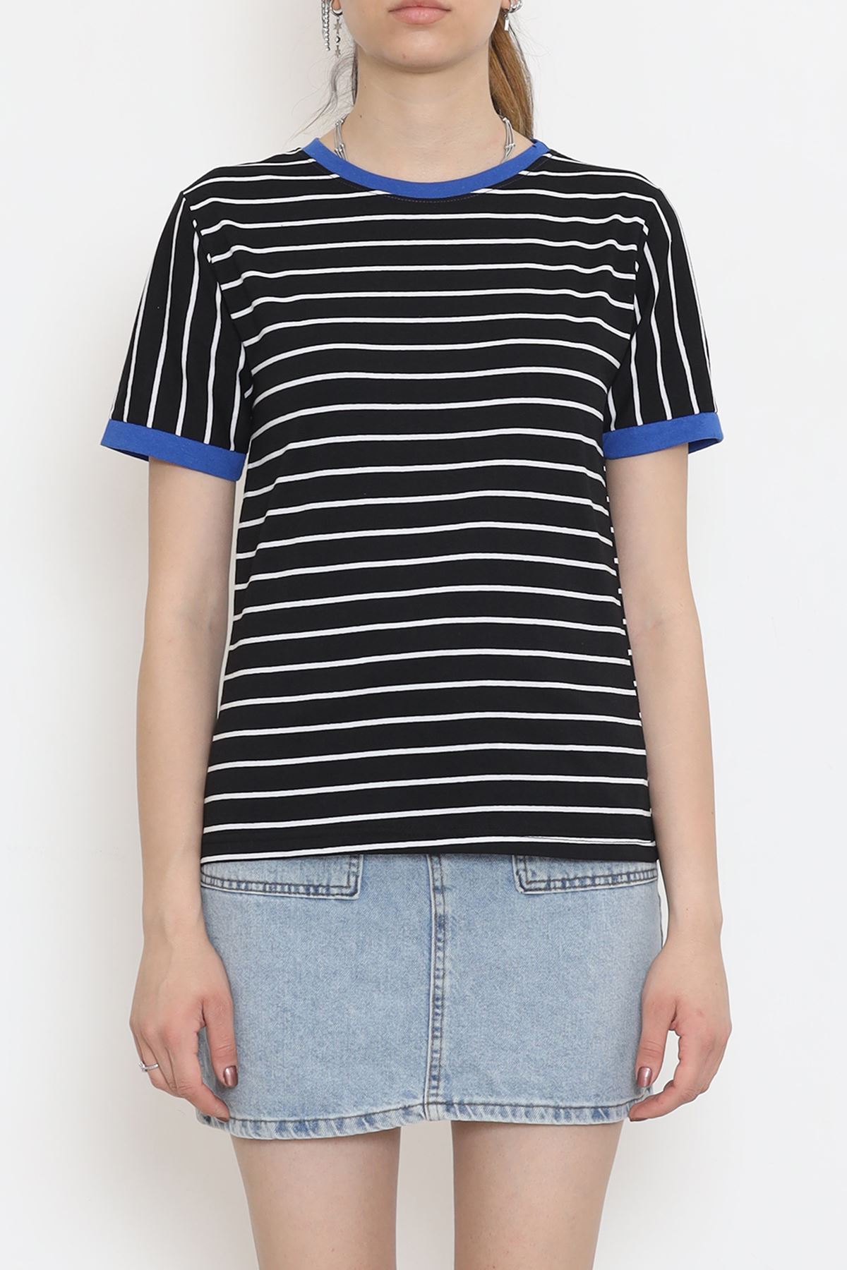 Striped Suprem T-shirt Blacksaks - 15919.1567.