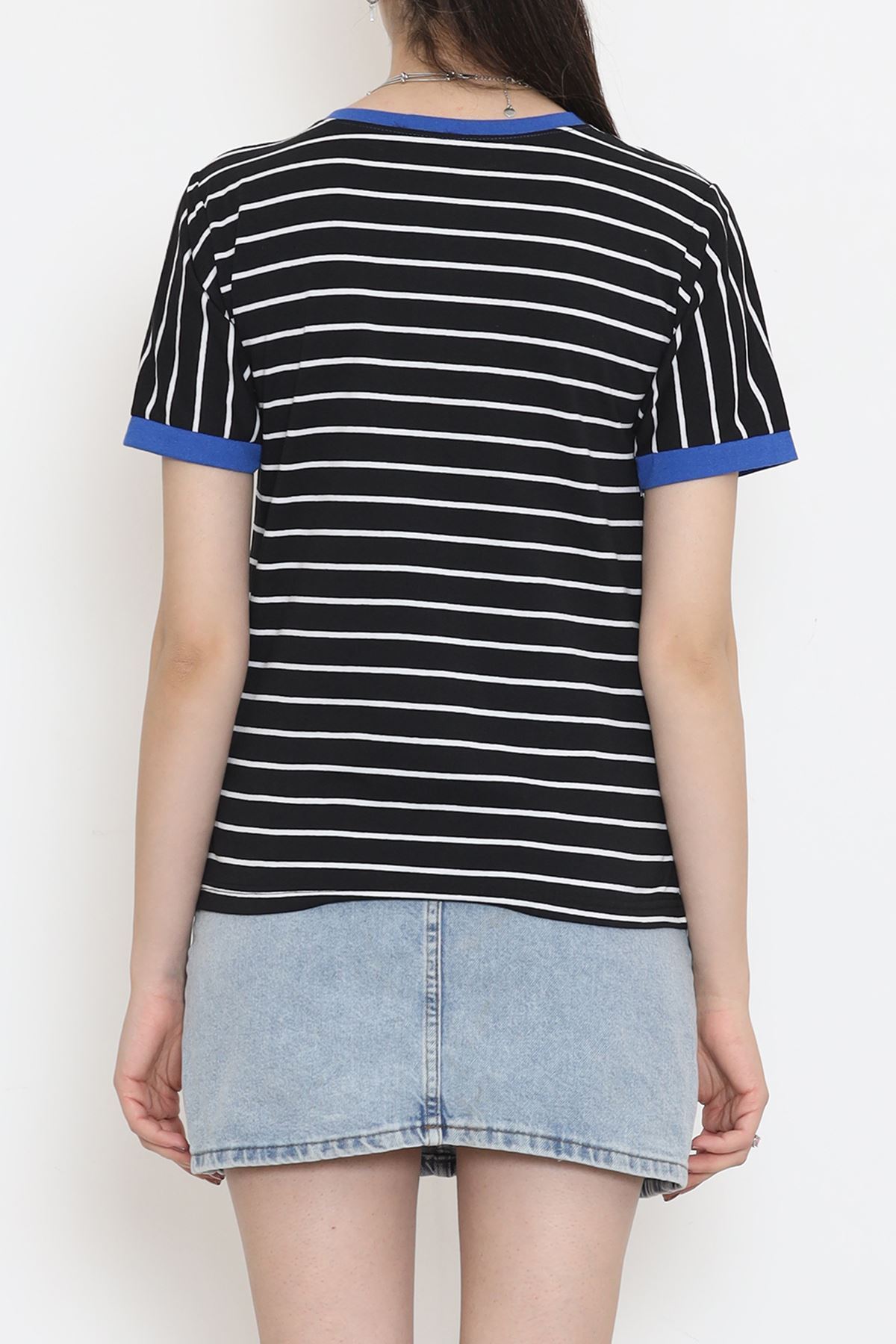 Striped Suprem T-shirt Blacksaks - 15919.1567.