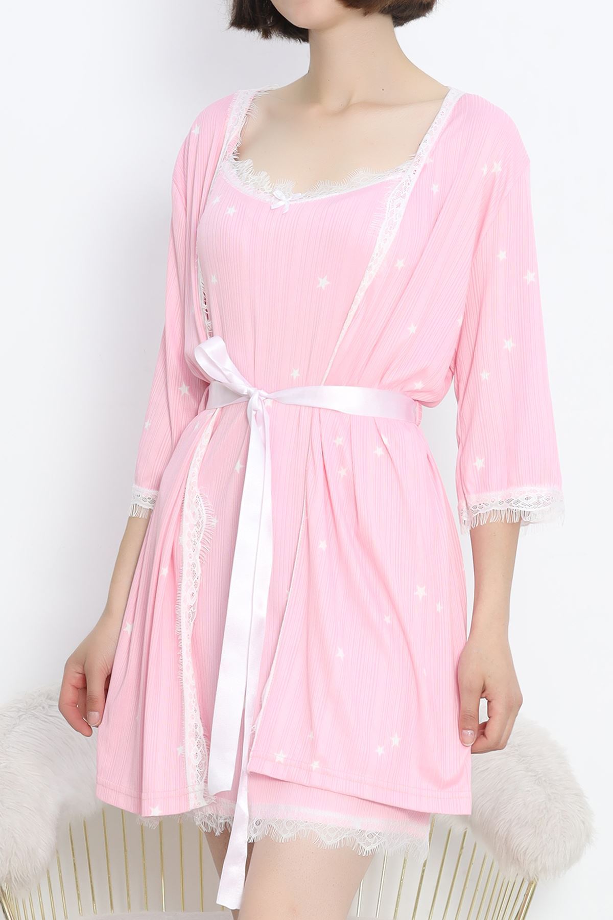 Printed Pegasus Pajama Set Dusty Pink - 747.1287.