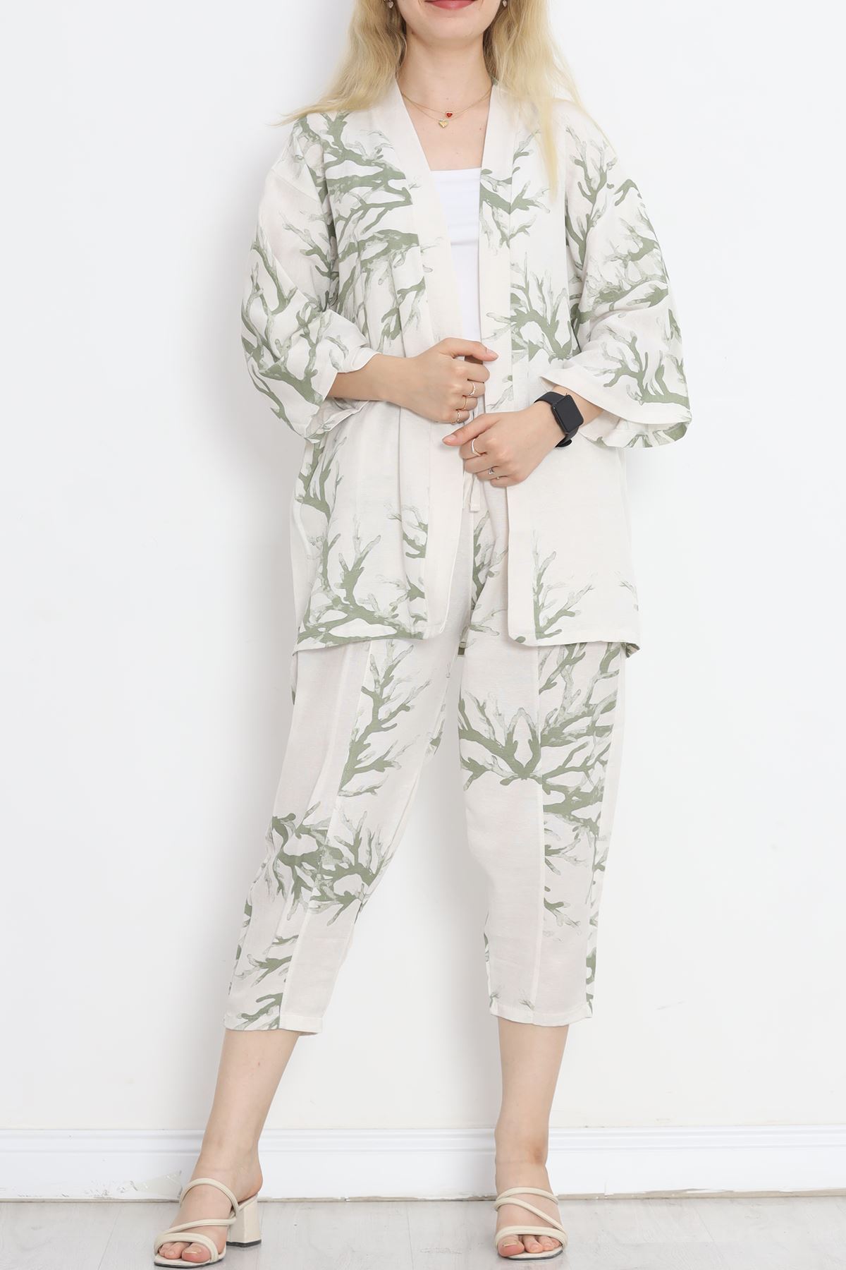 Kimono Set White-Green - 152342.701.