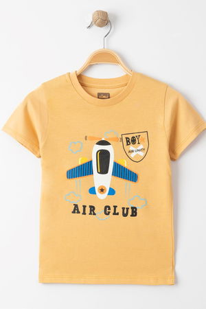 1-4 Years Printed T-Shirt Mustard - 124173.1576.