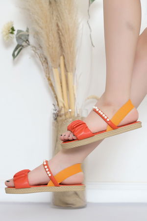 Pearl Sandals Orange - 11291.1846.