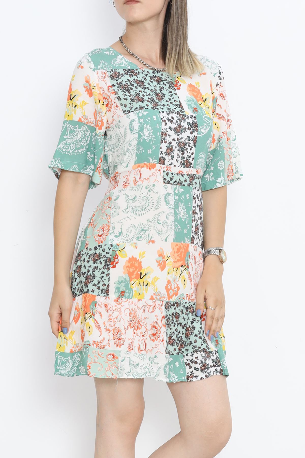 Belted Dress Light Green - 152406.701.