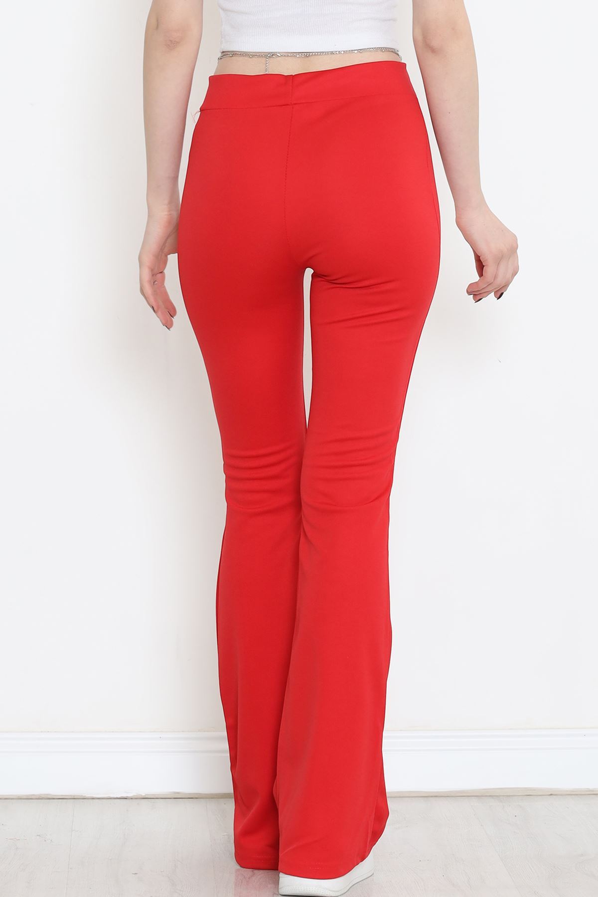 Flared Trousers Red - 16703.1355.