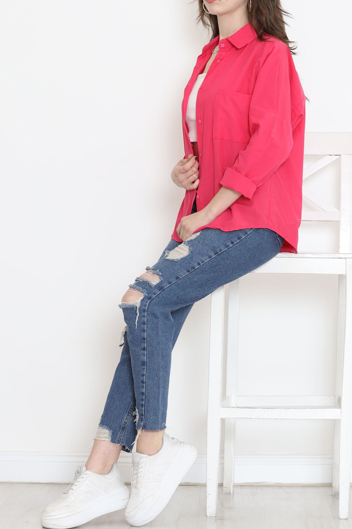 One Pocket Shirt Fuchsia - 203.1247.