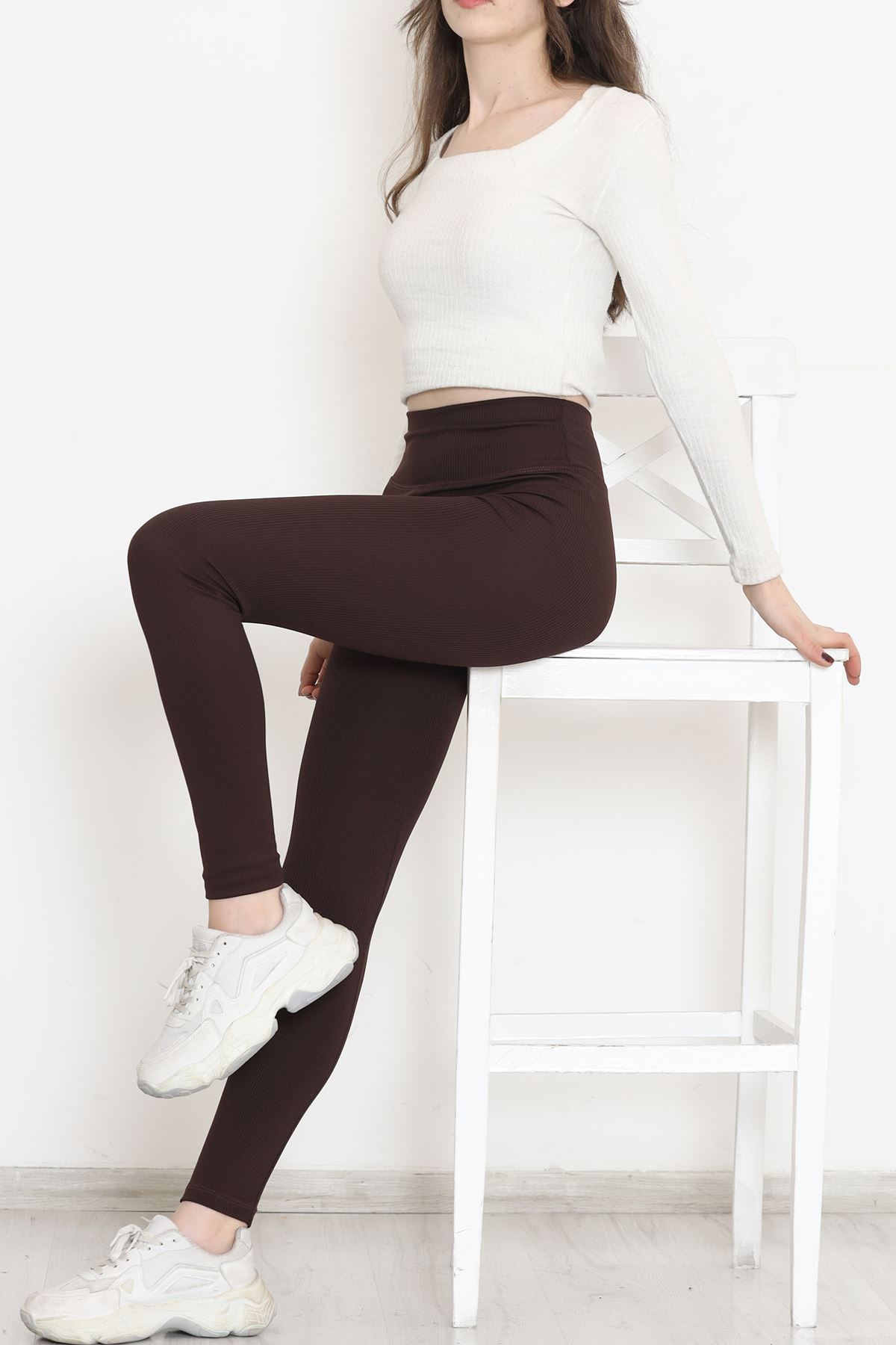 Corduroy Leggings Brown1 - 10751.1098.