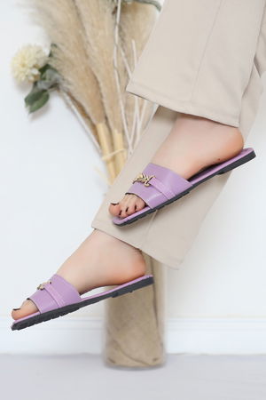 Slippers with Accessories Lilac - 18319.264.