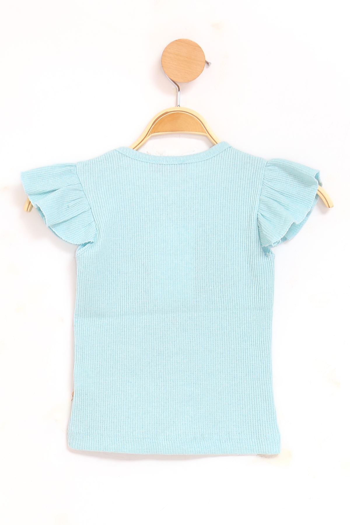 2-10 Years Children's Blouse Turquoise - 18853.1567.