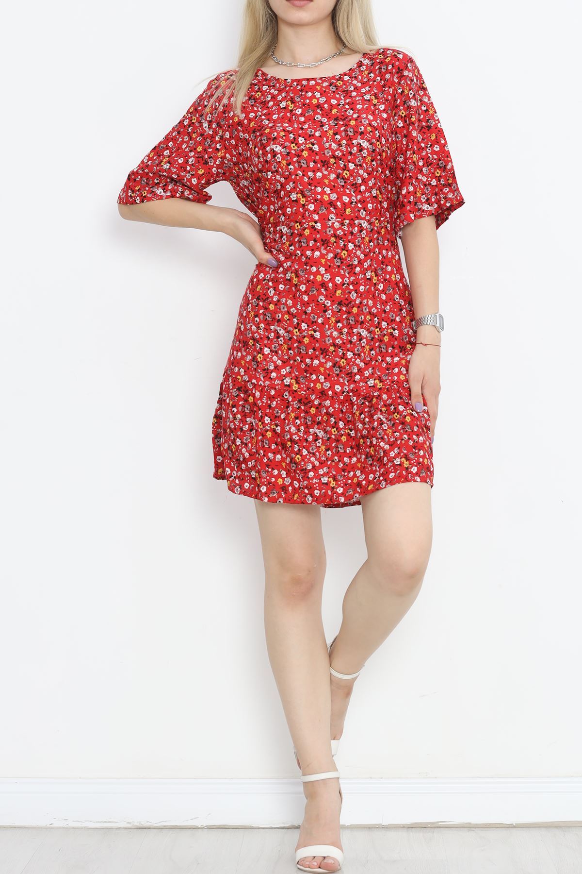 Belted Dress Red - 152406.701.