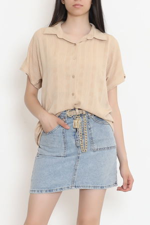 Bat Sleeve Shirt Beige - 16508.1775.