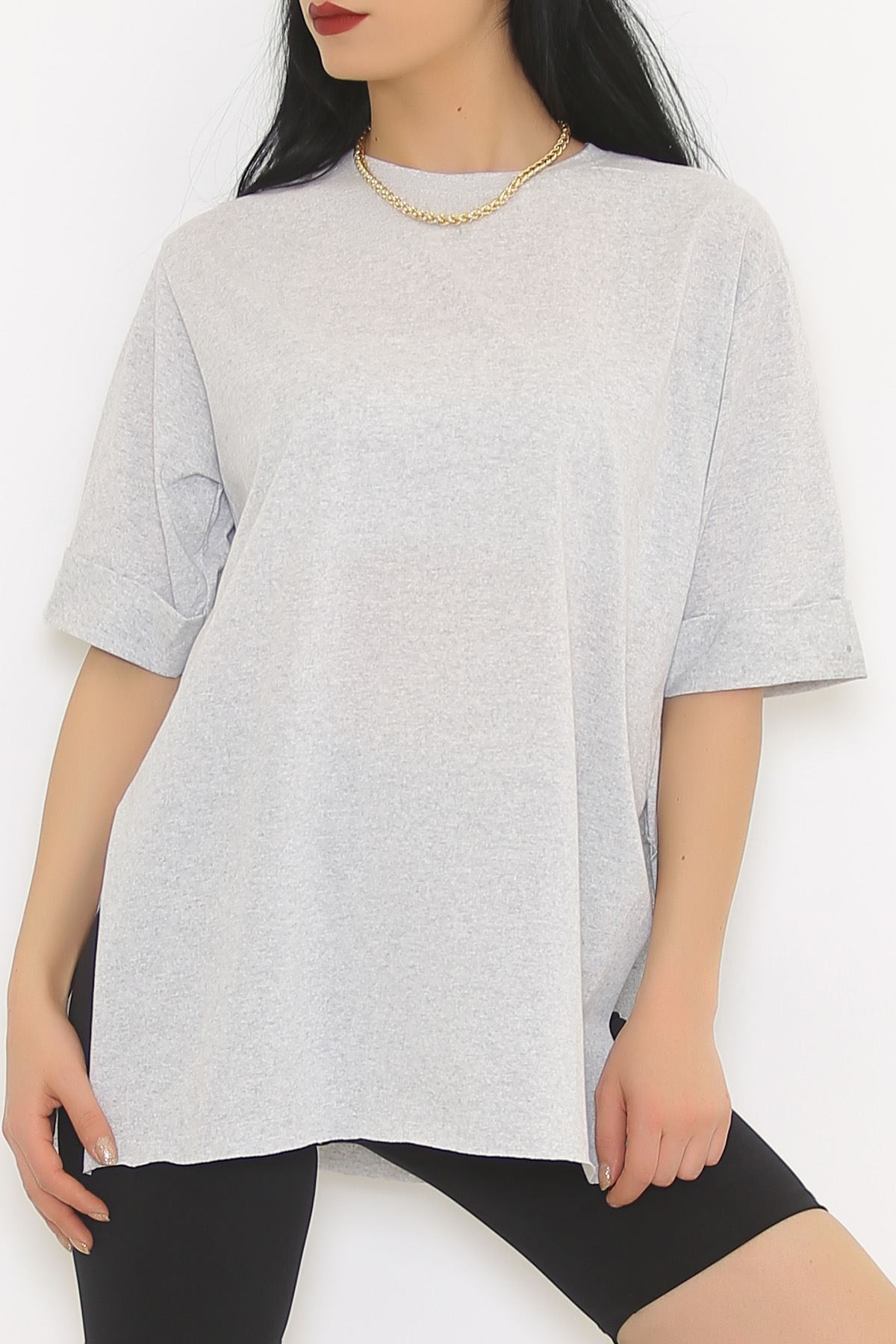 Double Sleeve T-Shirt Gray - 9611.253.