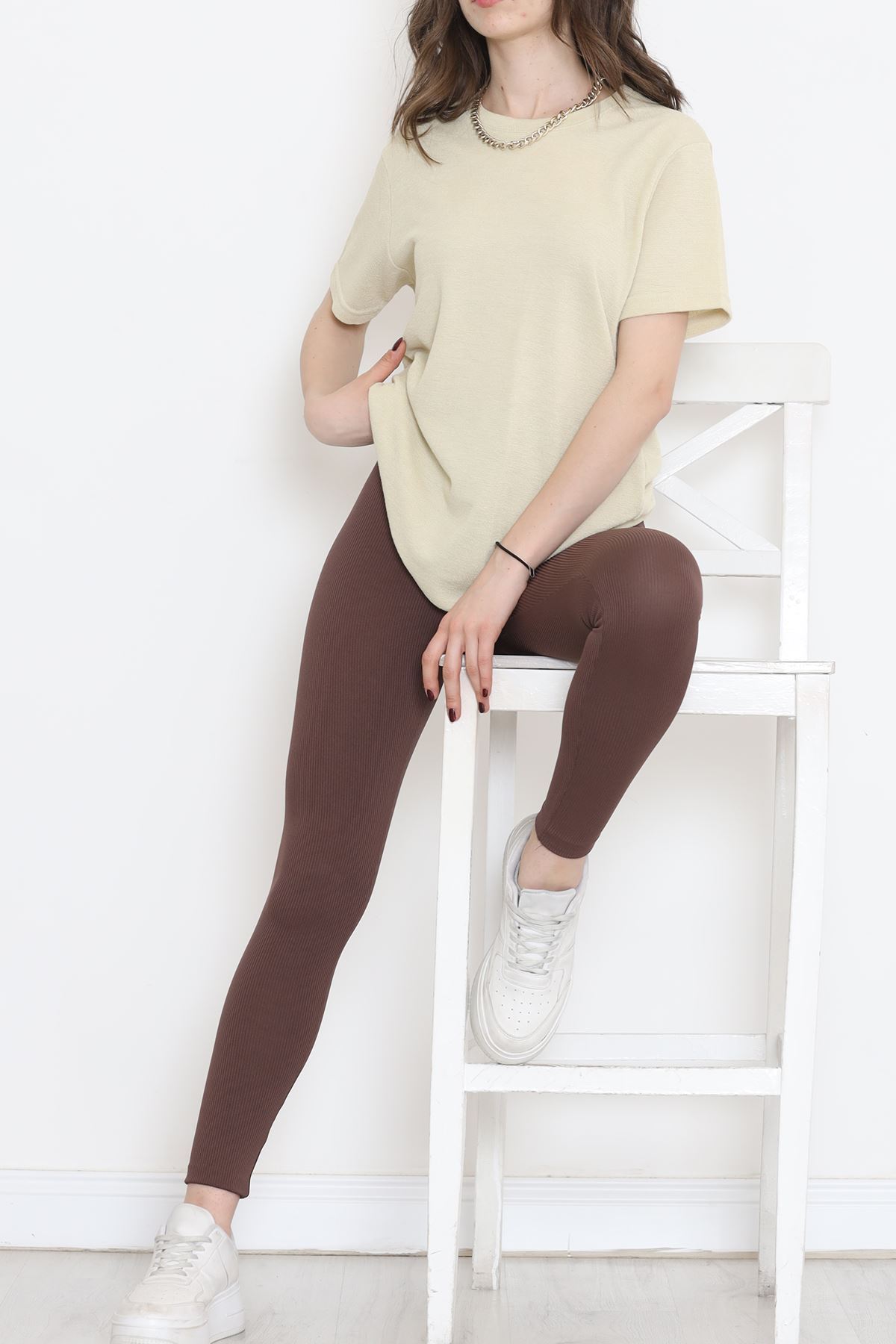 Crep T-shirt Beige - 152431.275.