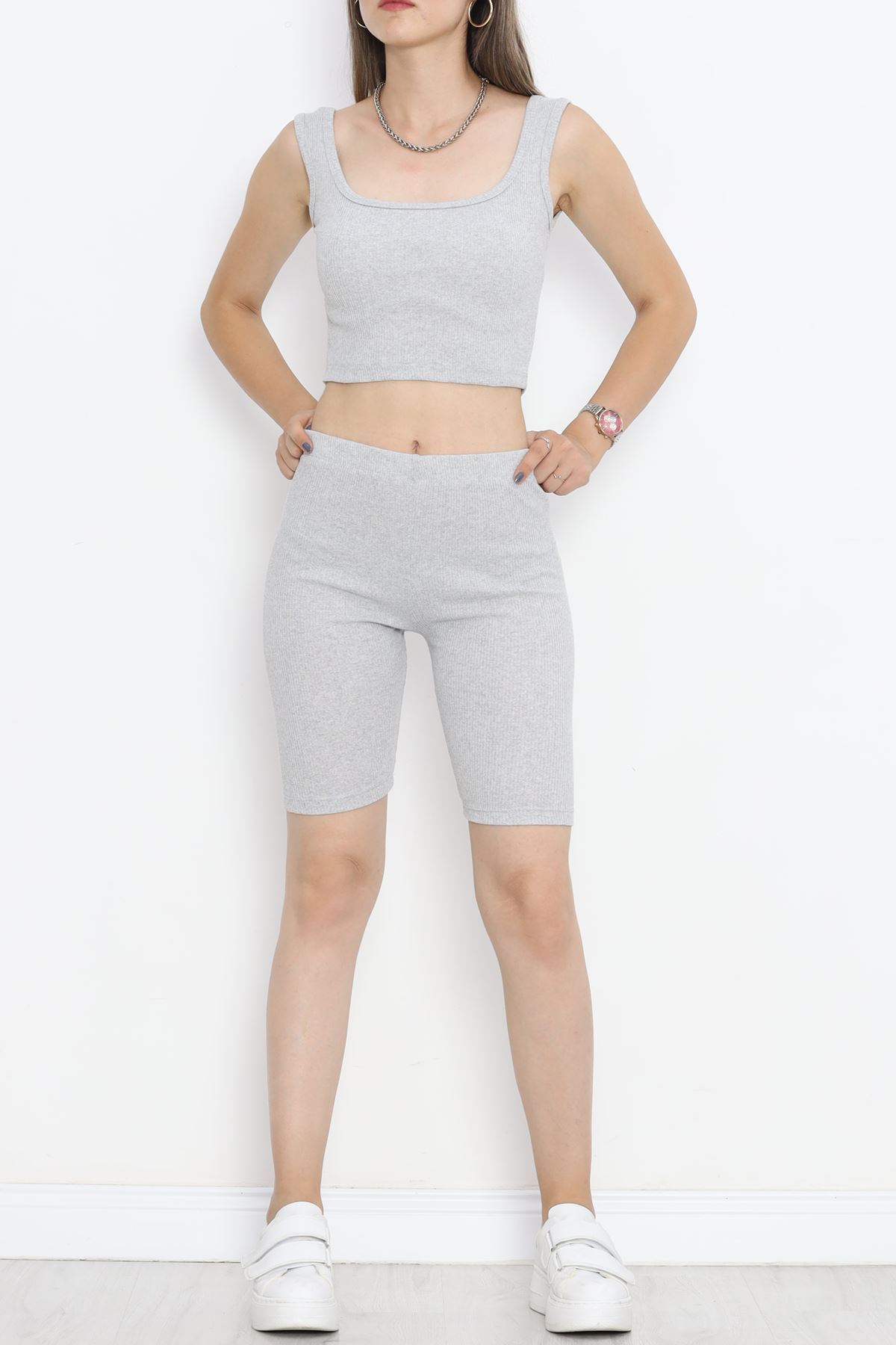 Camisole Shorts Set Gray - 16608.1567.