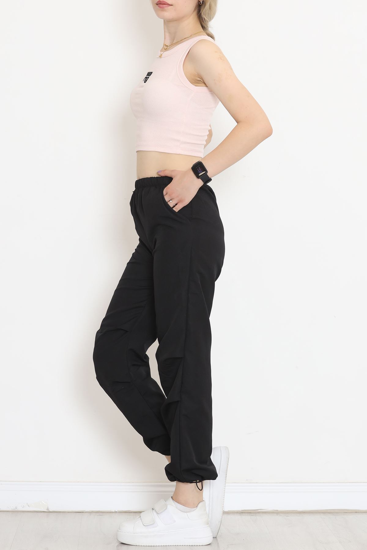 Parachute Fabric Pants Black - 609.1247.