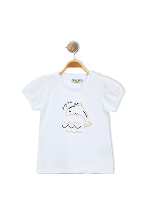 1-4 Years Embroidered T-shirt Whitegold - 524421.1576.