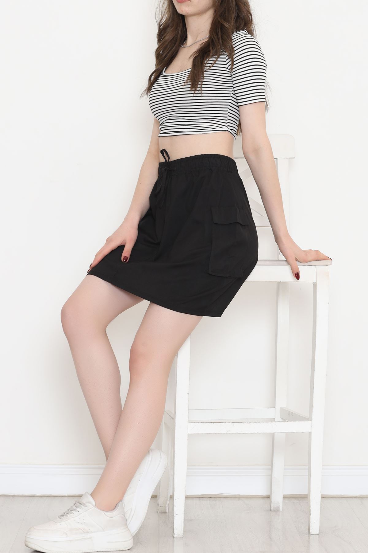 Double Pocket Skirt Black - 3468.1595.