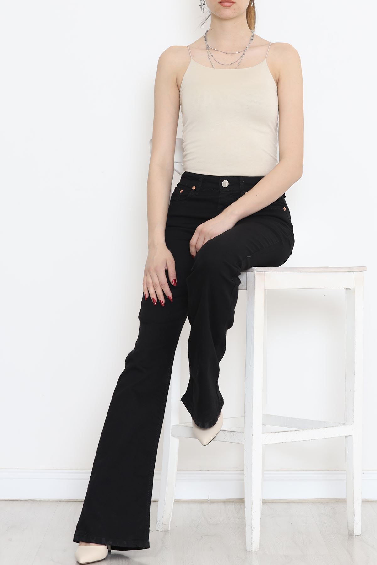 Flared Jeans Black2 - 11878.1431.