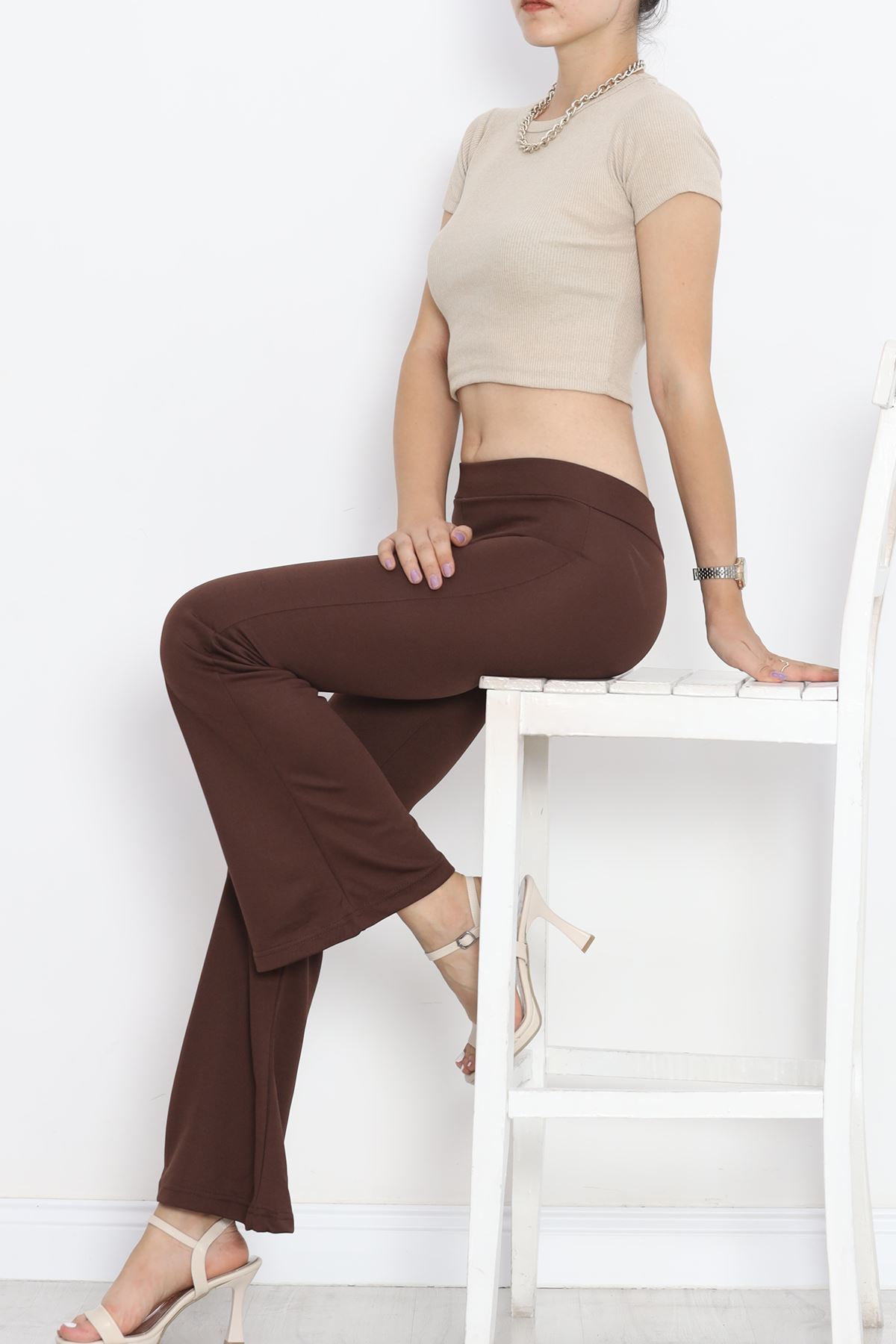 Flared Leggings Brown - 8635.1567.