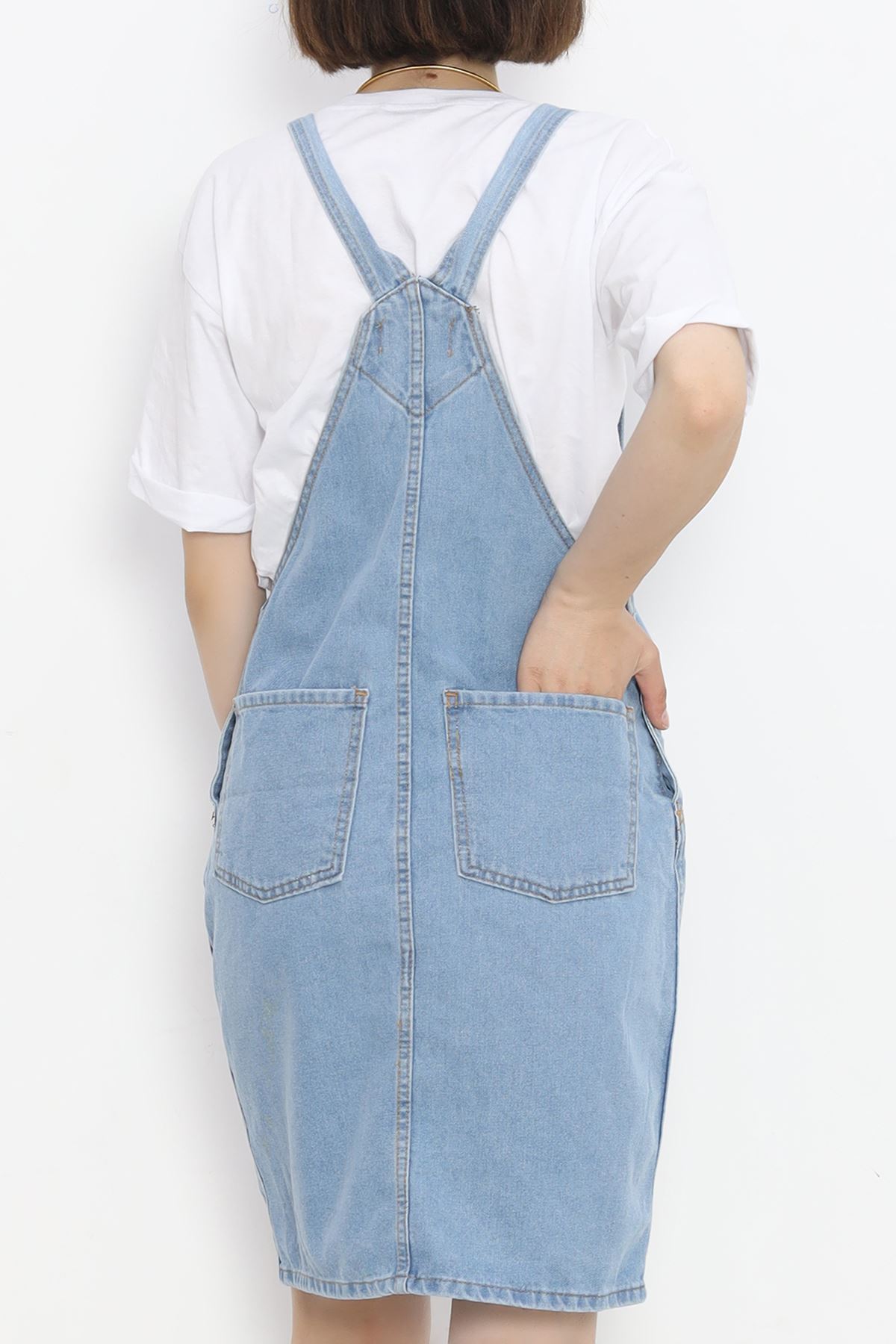 Salopet Jeans Dress Lightblue1 - 15144.1184.