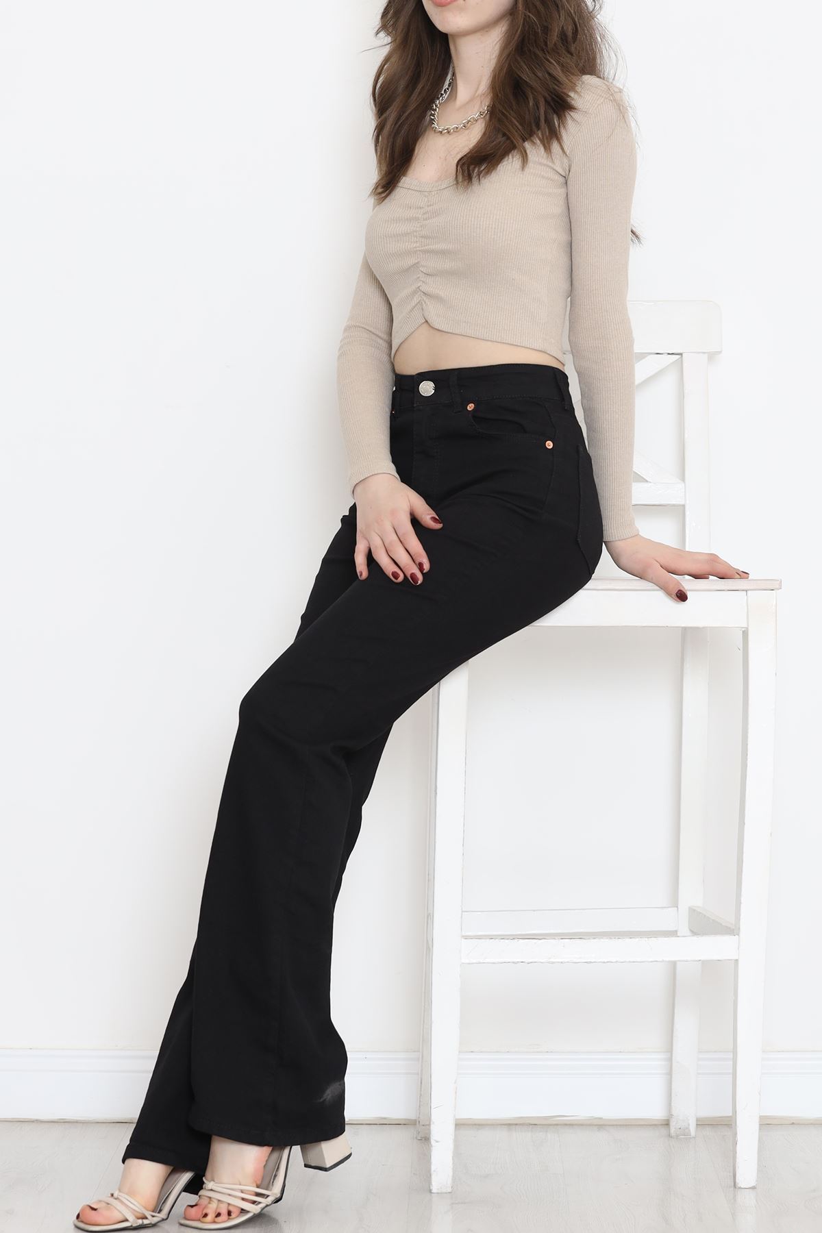 Flared Jeans Black3 - 11878.1431.