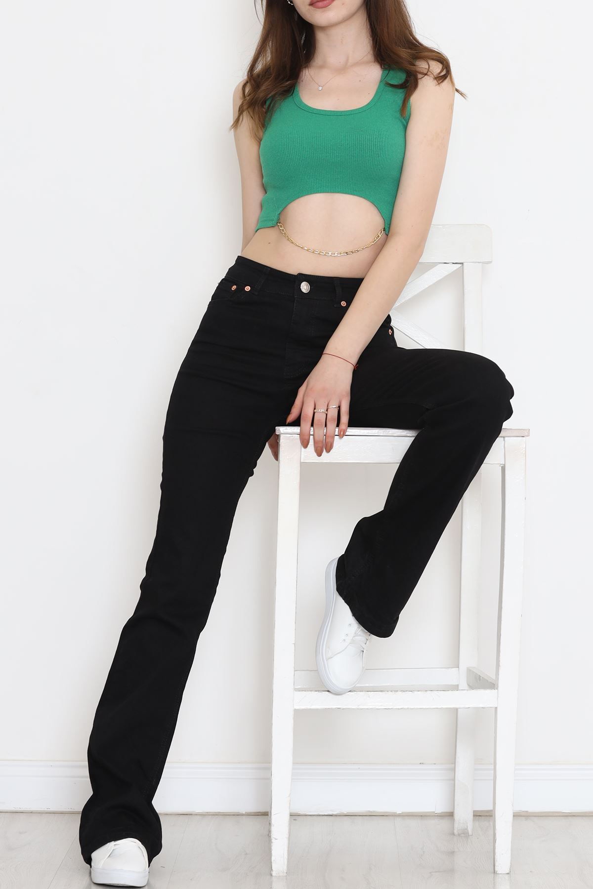 Flared Jeans Black1 - 18201.1431.