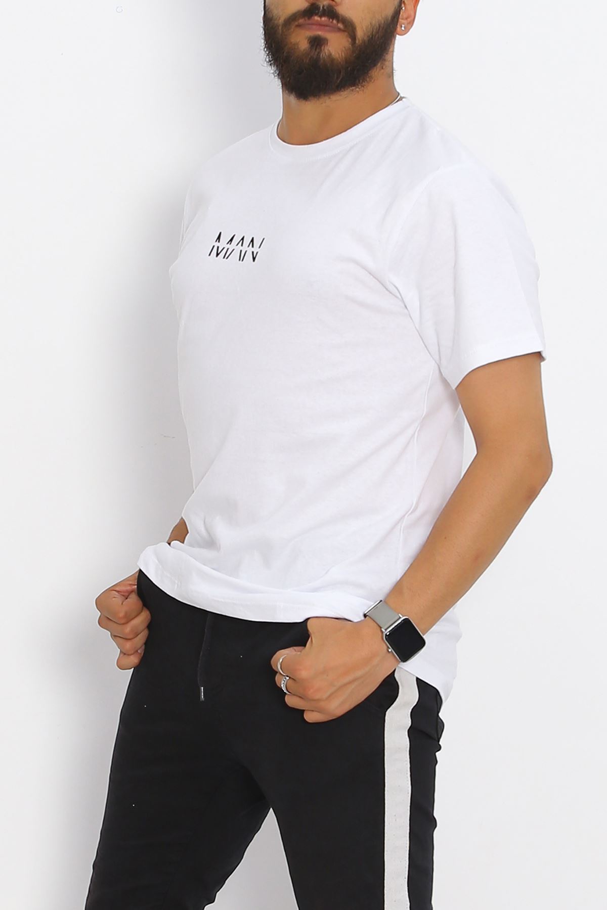 Printed Men's T-shirt White - 20028.1567.