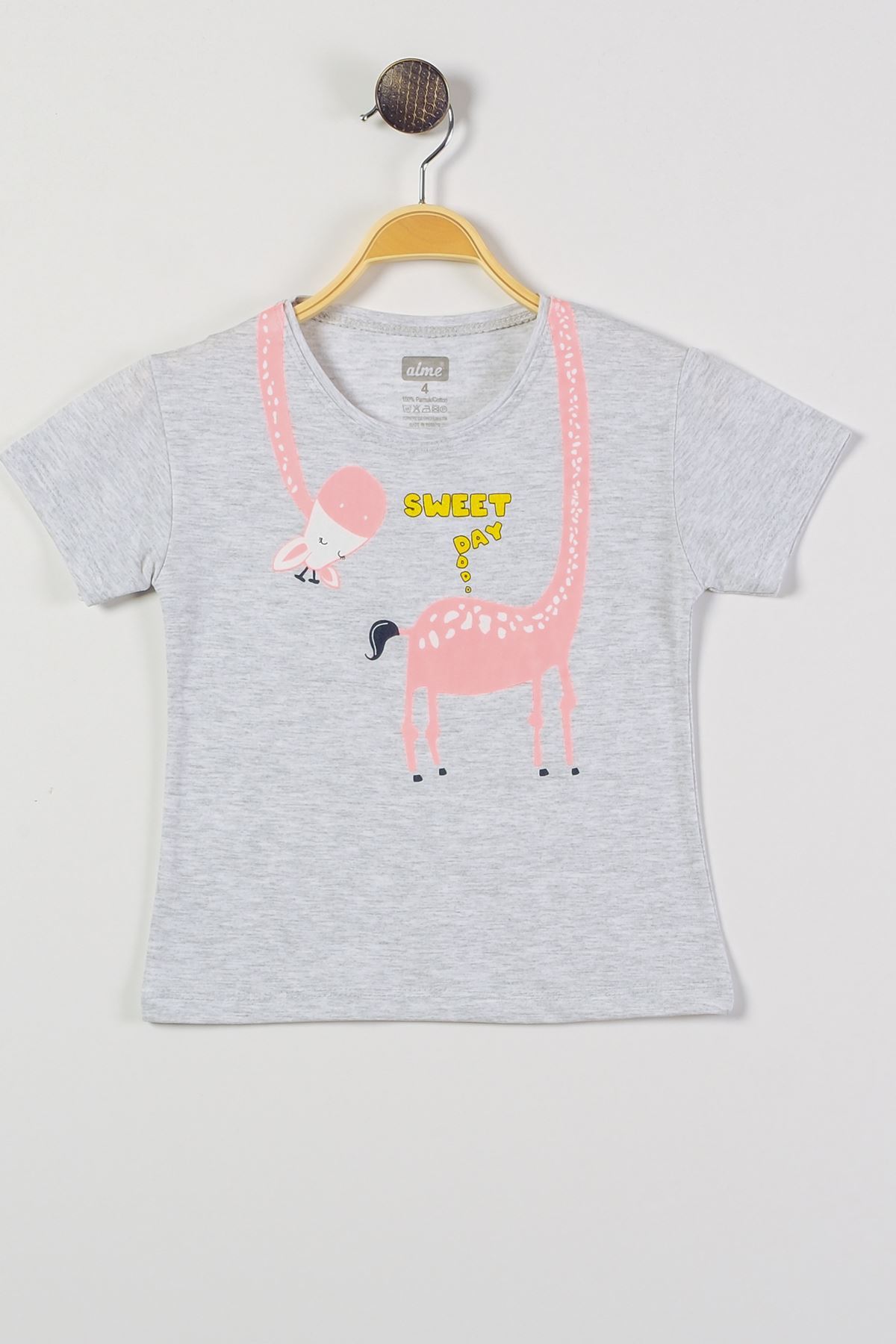 1-4 Years Printed Kids T-Shirt Gray - 524018.1576.