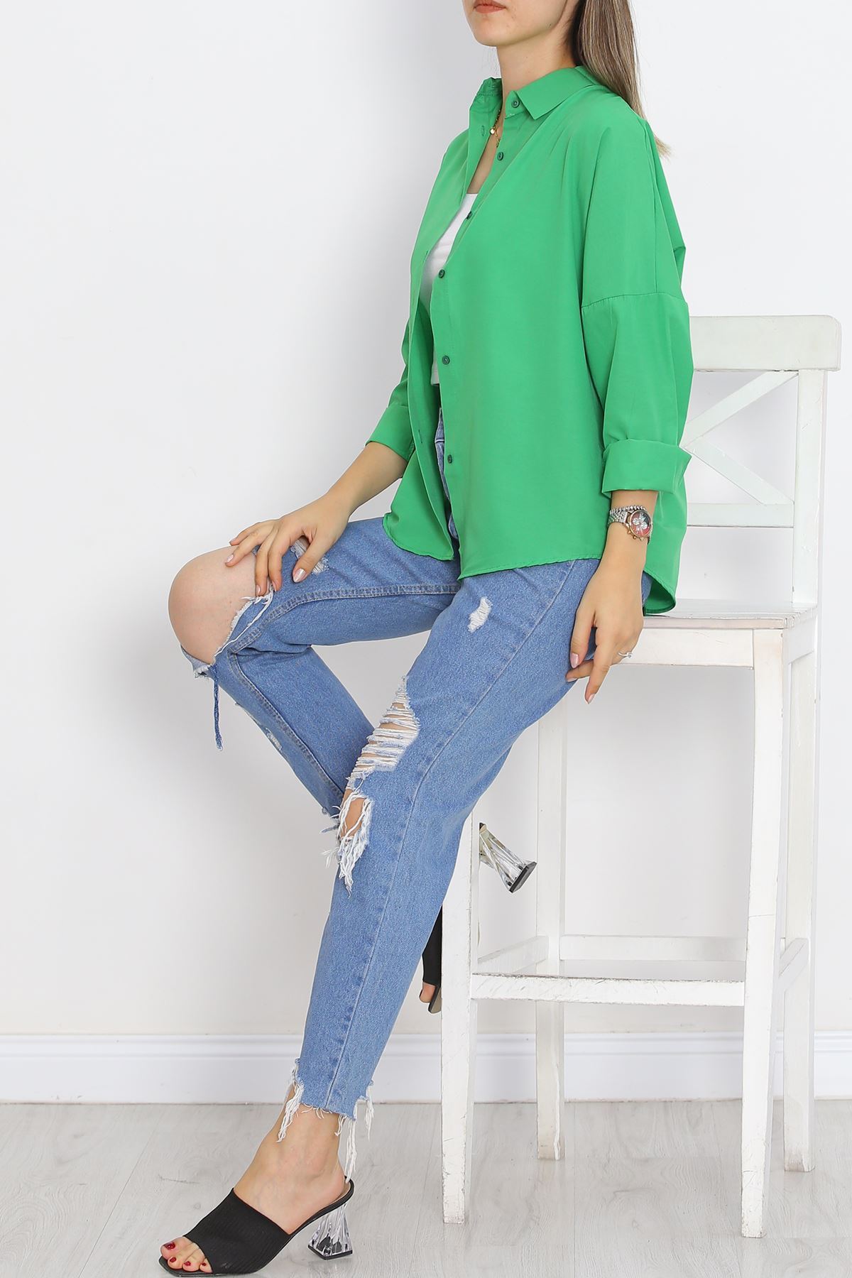 Oversize Shirt Green9 - 18934.1247.