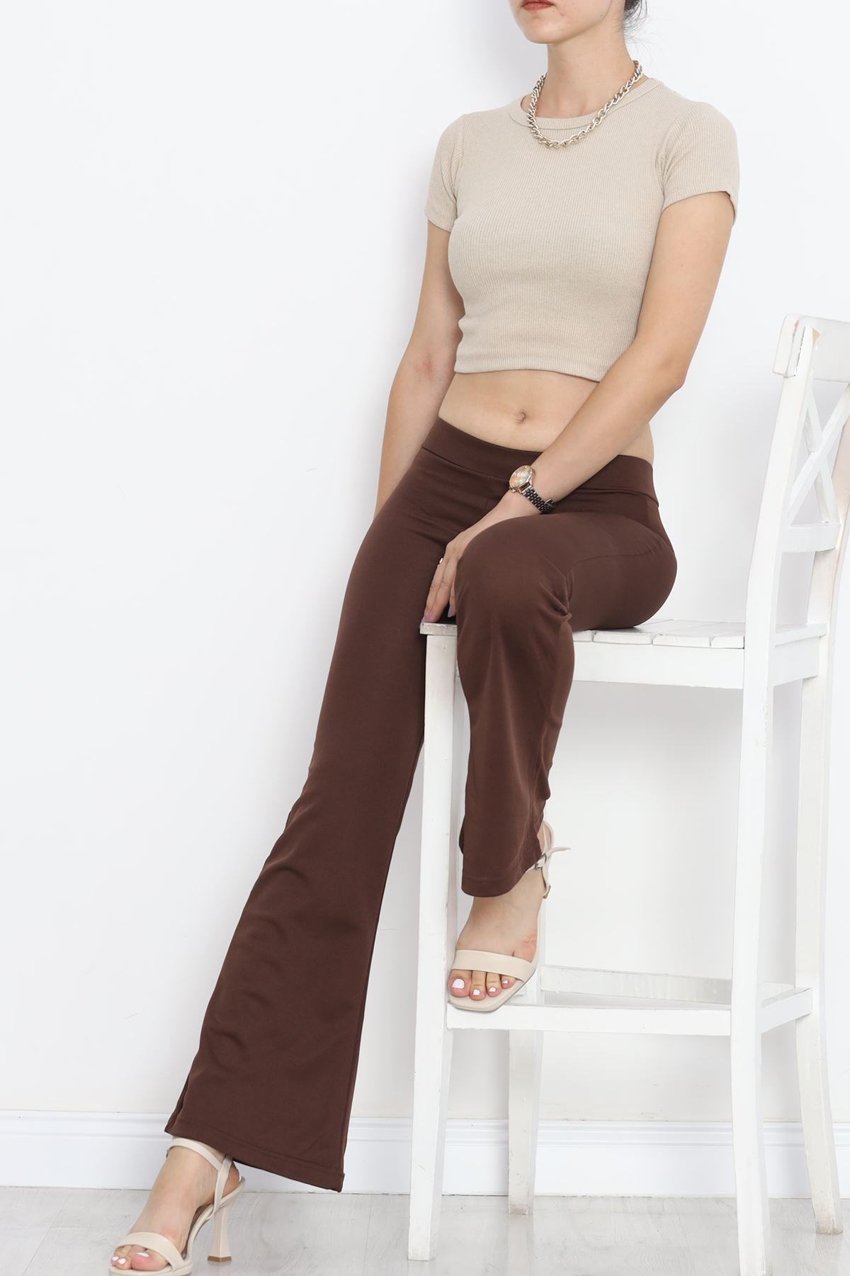 Flared Leggings Brown - 8635.1567.