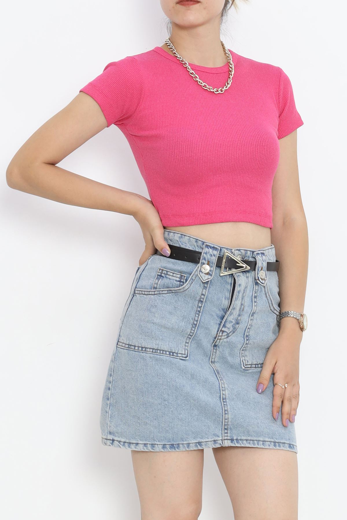 Crew Neck Camisole Body Fuchsia - 18880.1567.