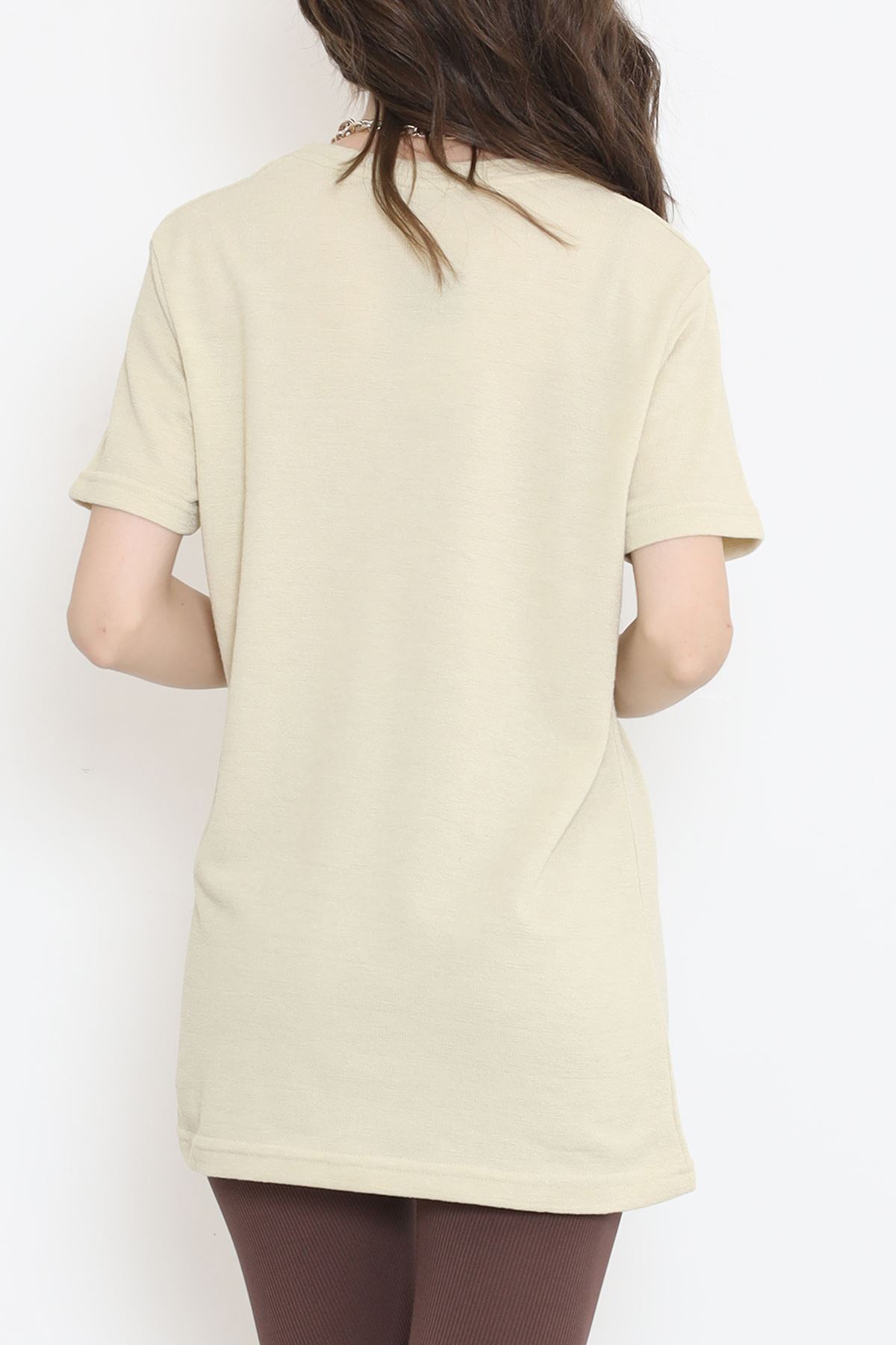 Crep T-shirt Beige - 152431.275.