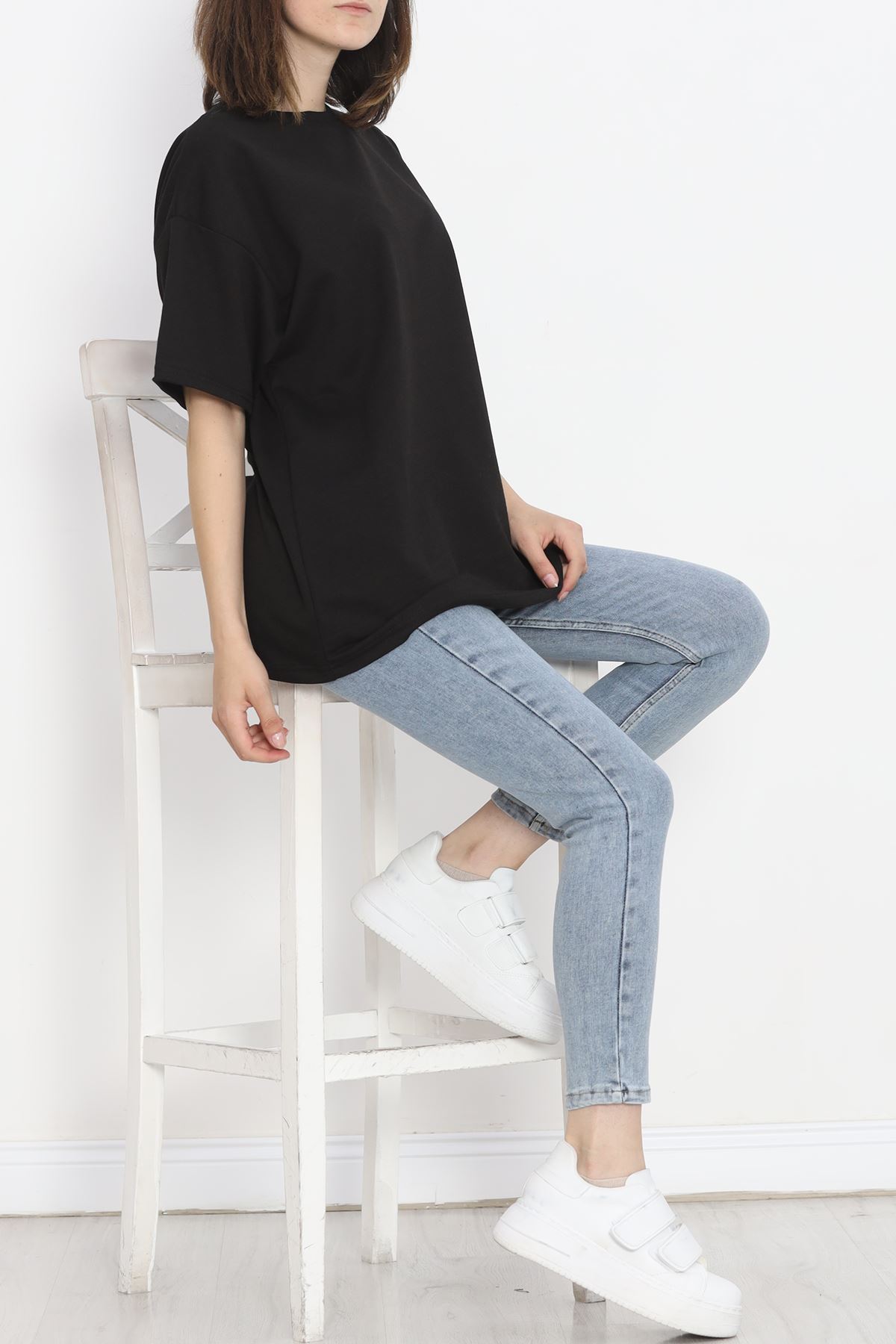 Embroidered Two Yarn T-shirt Black - 18745.751.