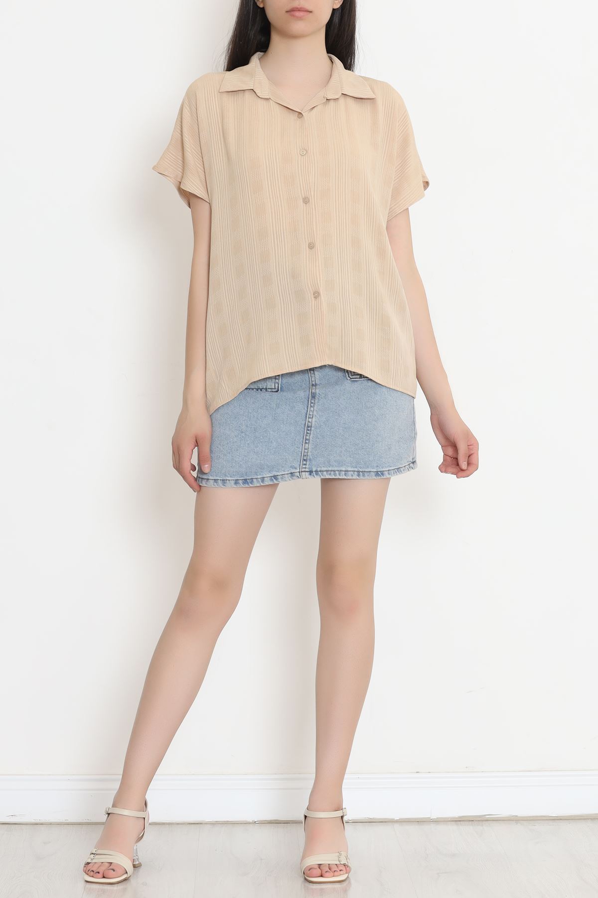 Bat Sleeve Shirt Beige - 16508.1775.