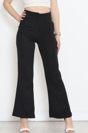 Double Leg Trousers Black - 726.1247.