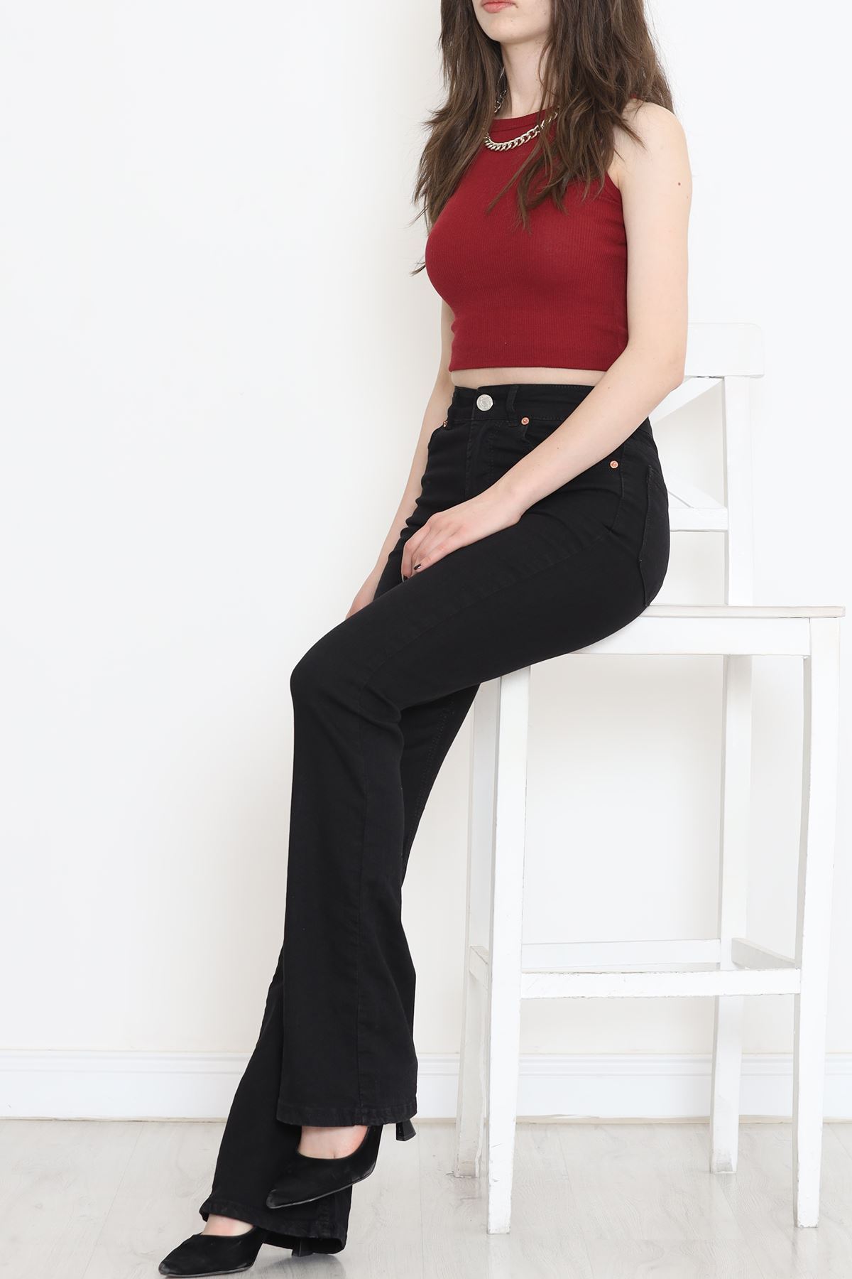 Flared Jeans Black1 - 17274.1431.