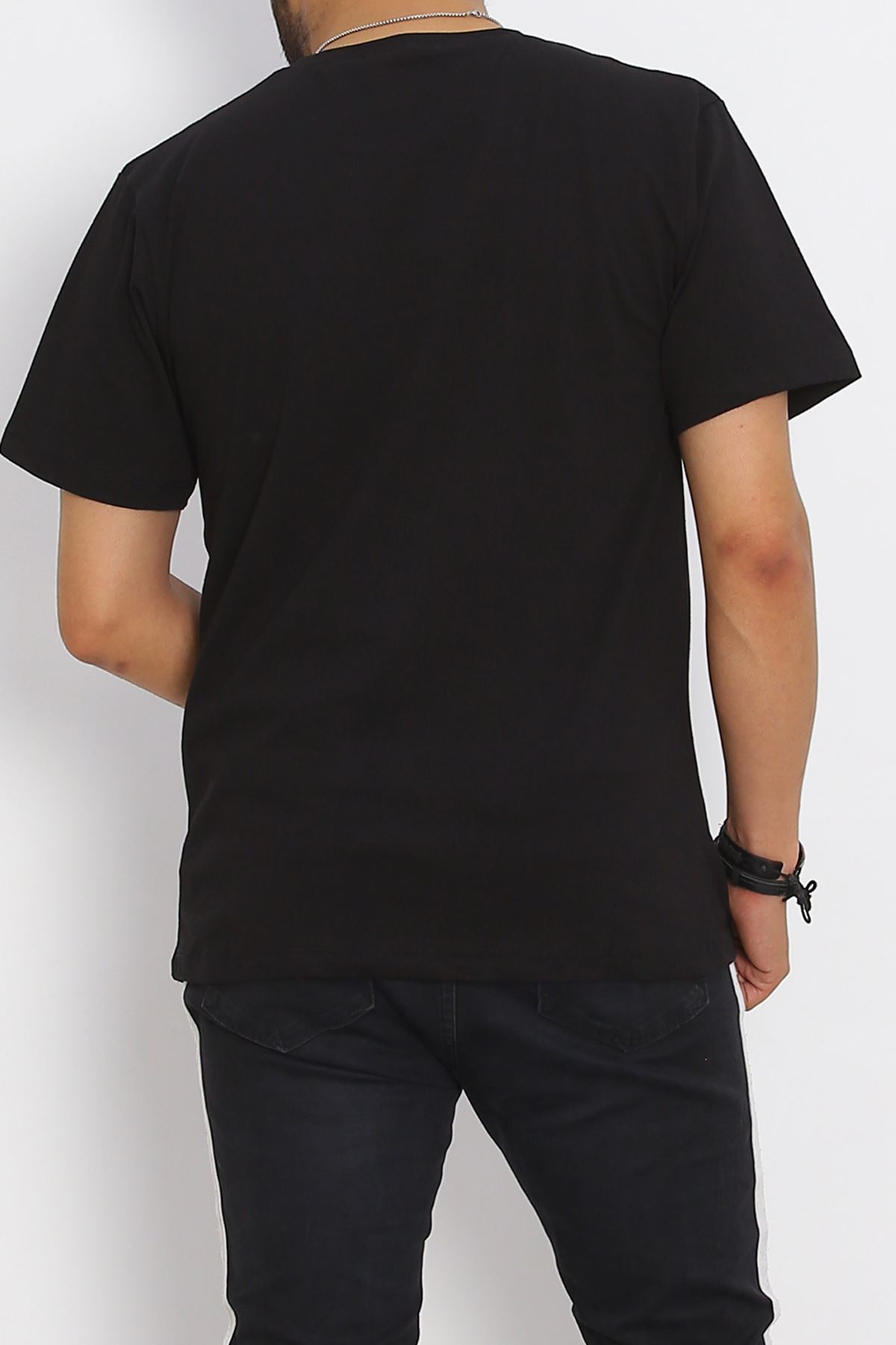 Printed Men's T-shirt Black - 20028.1567.