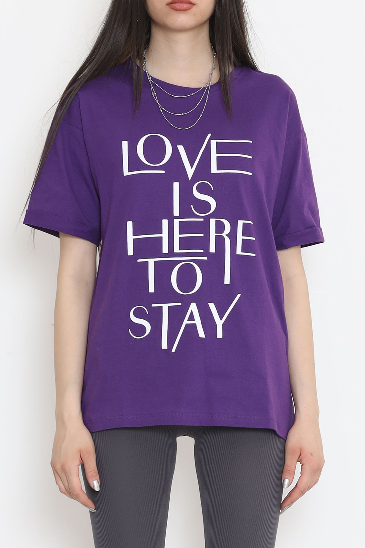 Double Sleeve T-Shirt Purple - 16526.1567.