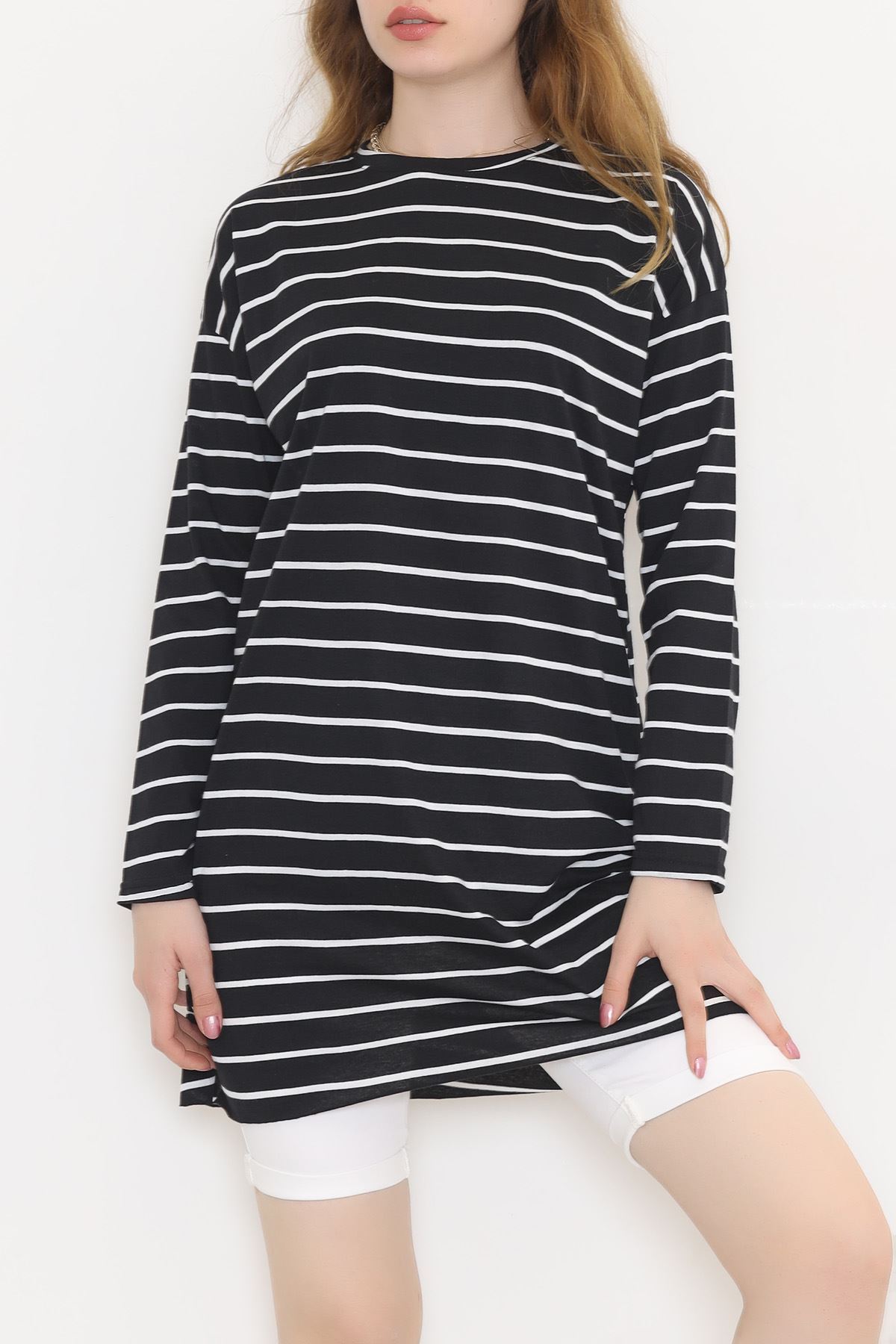 Striped Tunic Black and White - 11313.1567.