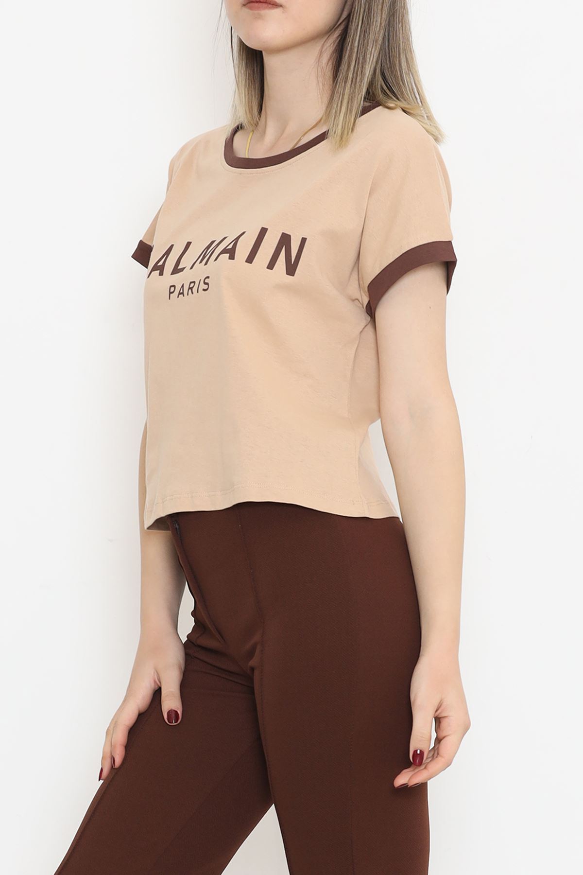 Printed T-shirt Beige - 16553.1567.