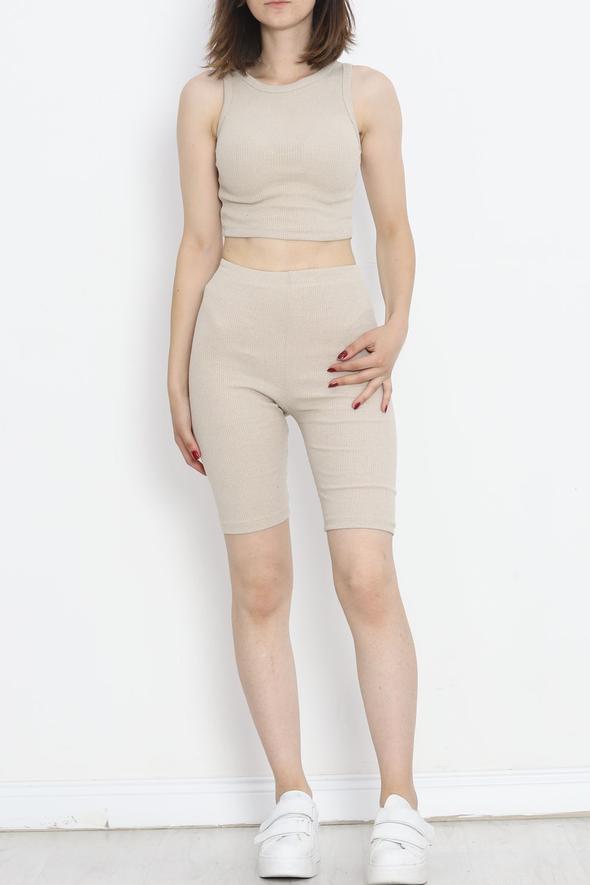 Camisole Shorts Set Stone - 16609.1567.