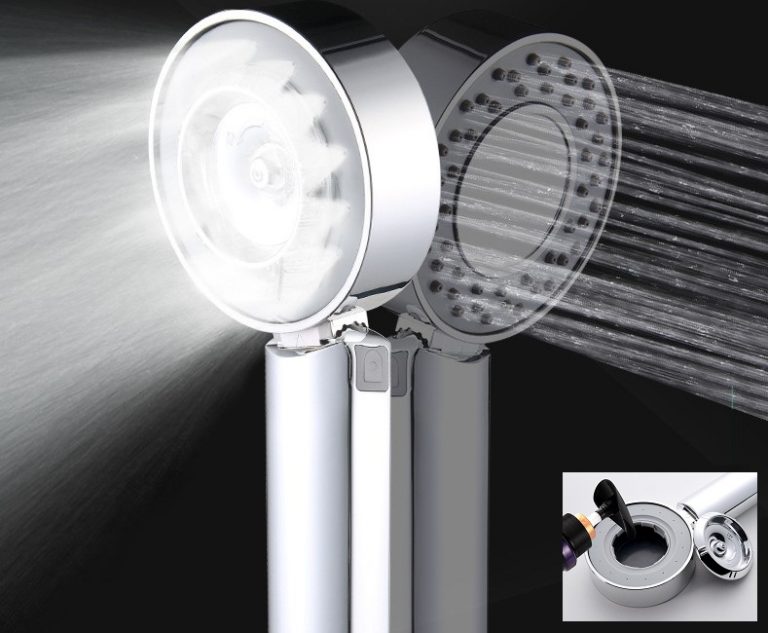 Shower Head with Shampoo Reservoir - Spa Effect