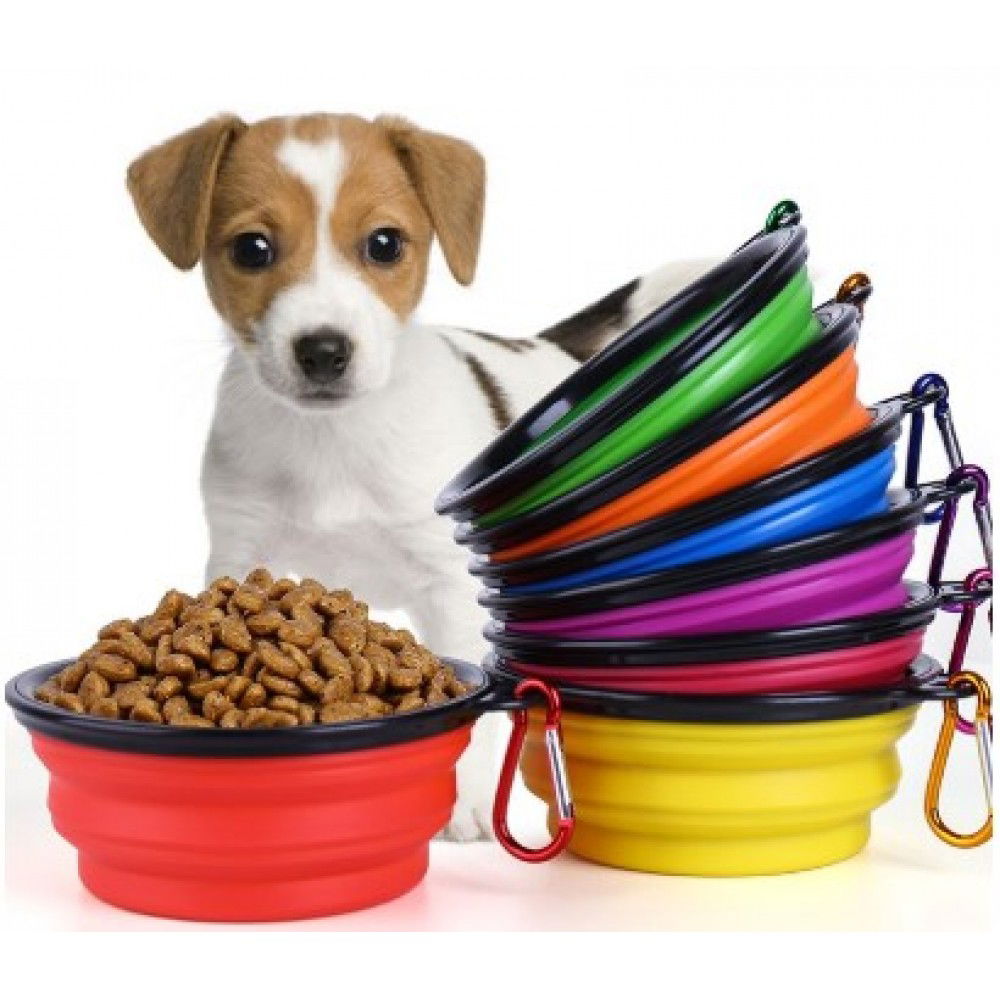 Portable Food Bowl Foldable Pet Water Bowl