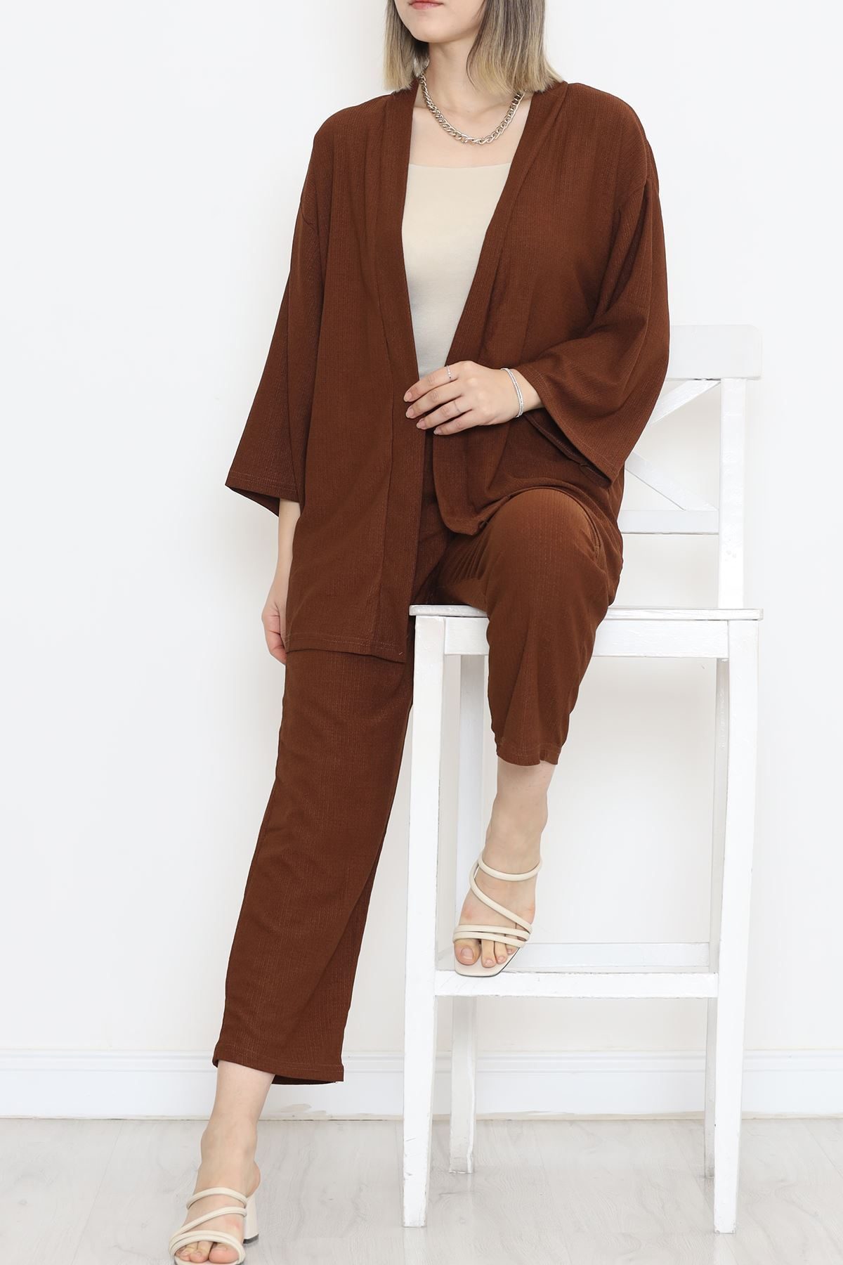 Kimono Set Light Brown