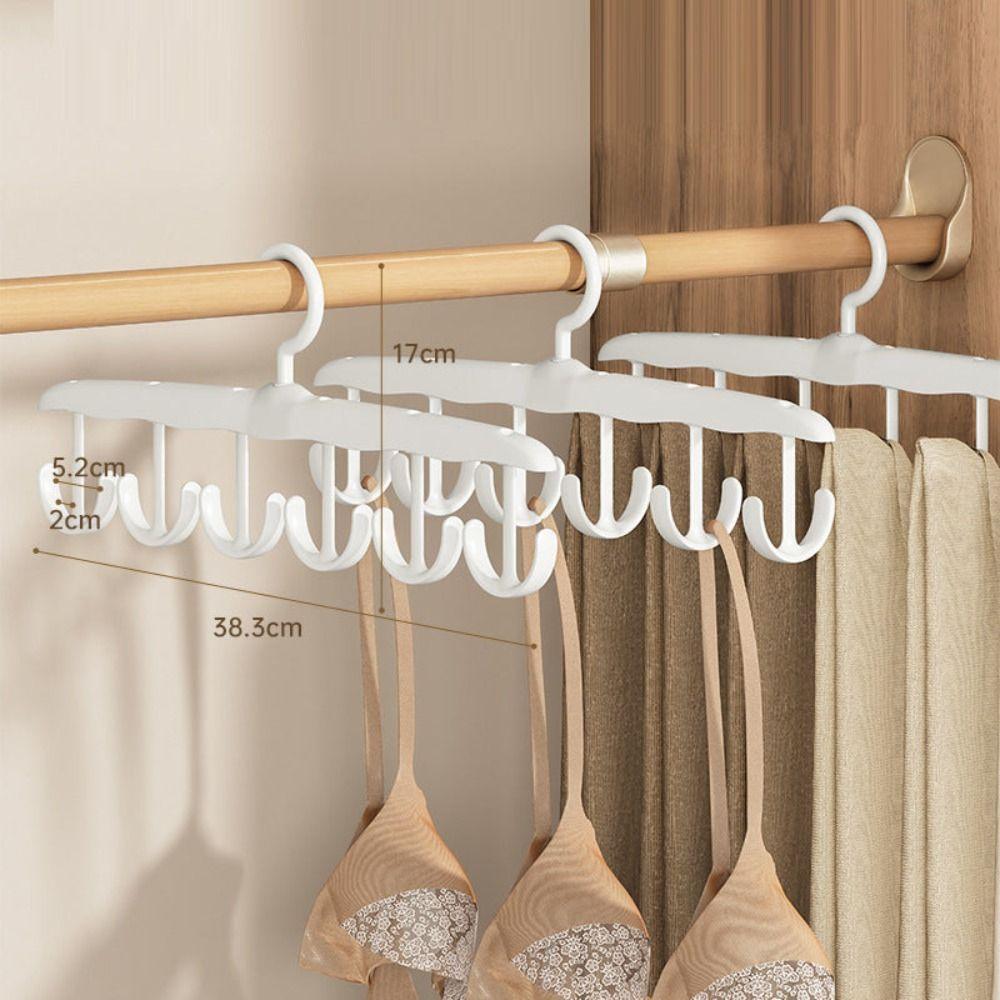 12 Hooks Rotating Closet Clothes Clothes Bag Underwear Hanger - Hanger Multiplexer