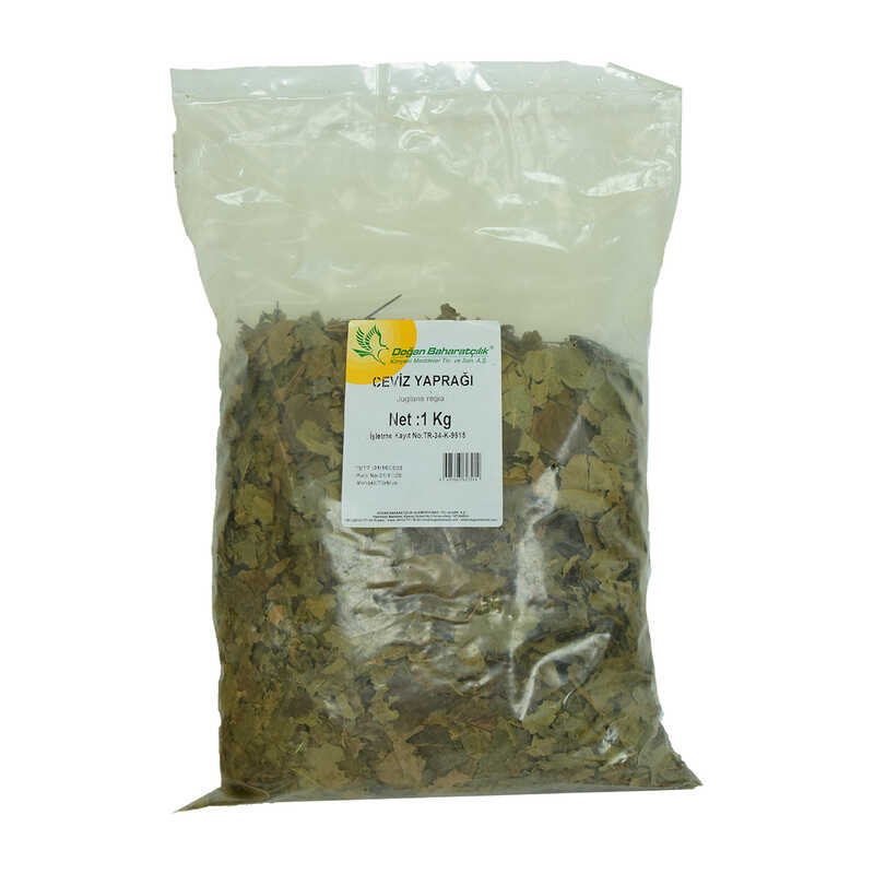 Walnut Leaves Natural 1000 Gr Package