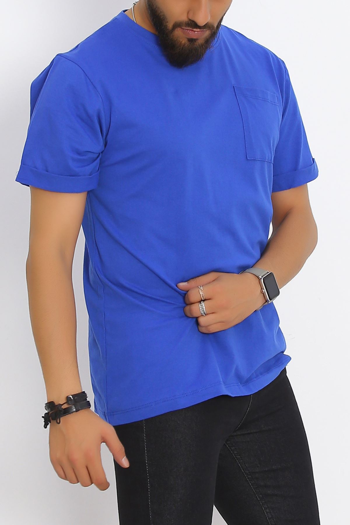 Men's T-Shirt with Pockets Saks