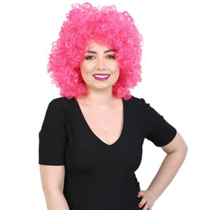 Animation Party And Clown Wig / Neon Pink